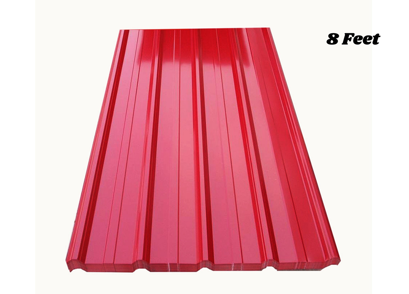 Amona Sheet Red 8 Feet