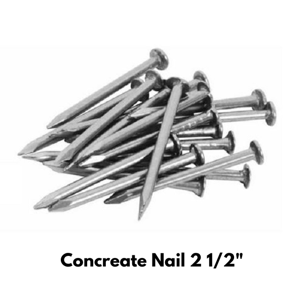 Concreate Nail 2 1/2 inch