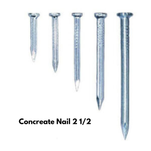 Concreate Nail 2 1/2 inch